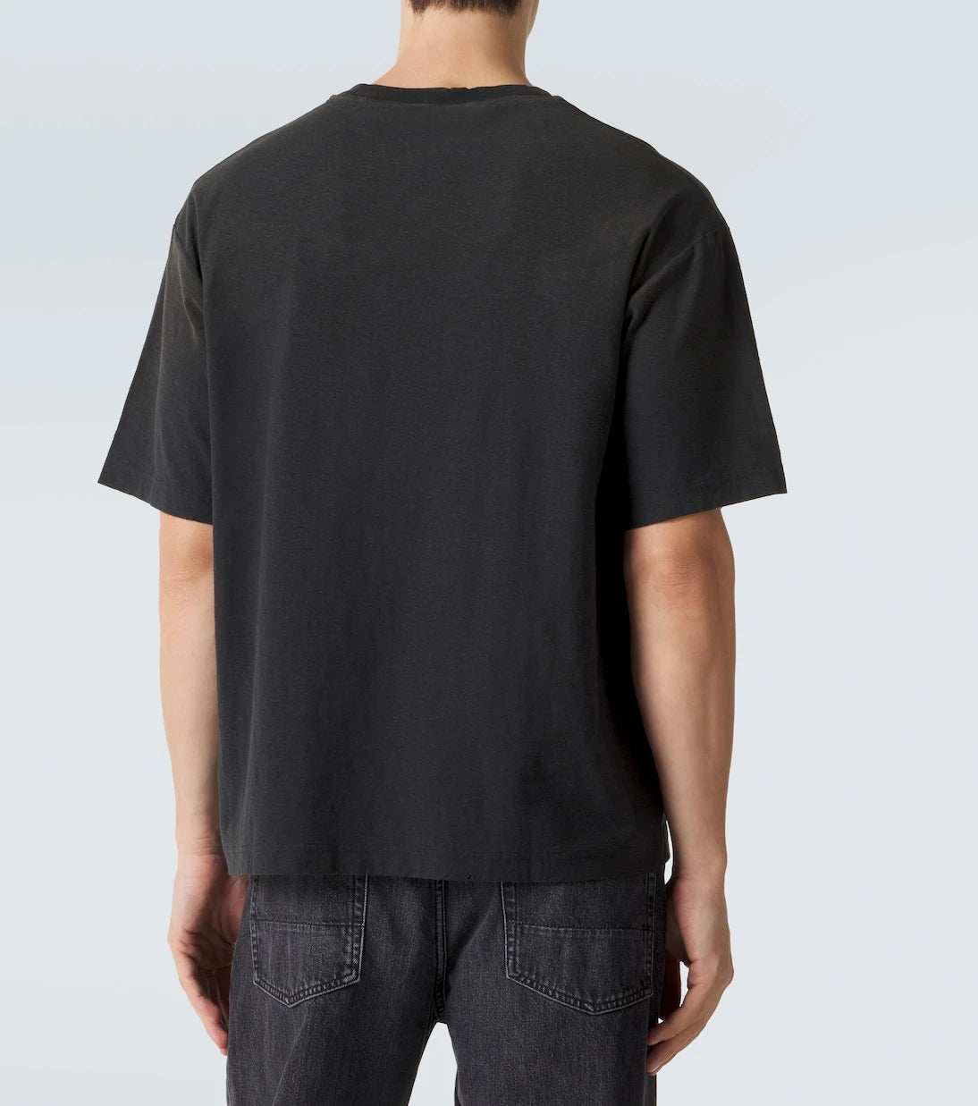 Acne Studios - تي شيرت من القطن والقنب
