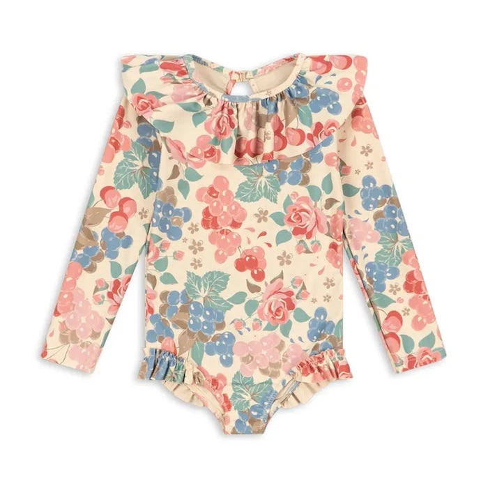 Детски цял бански Konges Sløjd MANUCA LS SWIMSUIT GRS