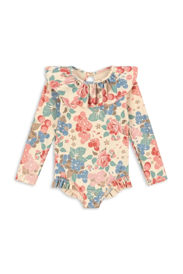 Детски цял бански Konges Sløjd MANUCA LS SWIMSUIT GRS