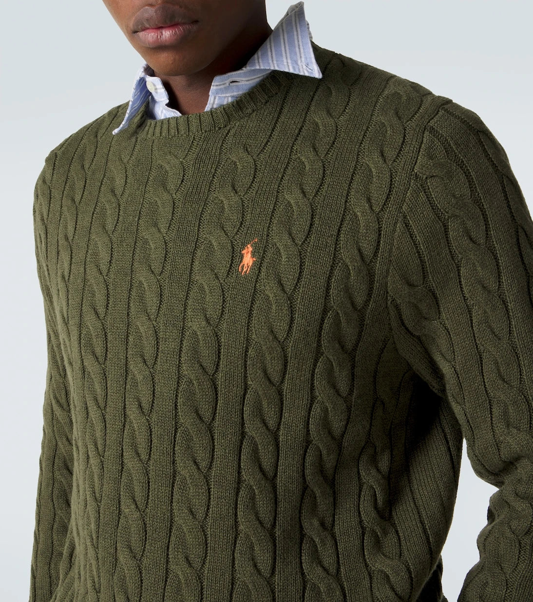 Polo Ralph Lauren - سترة قطنية بنقشة الكابل