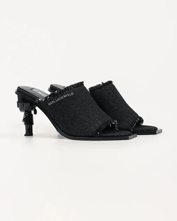 Karl Lagerfeld kadın terlik mule Karl Nft Heel