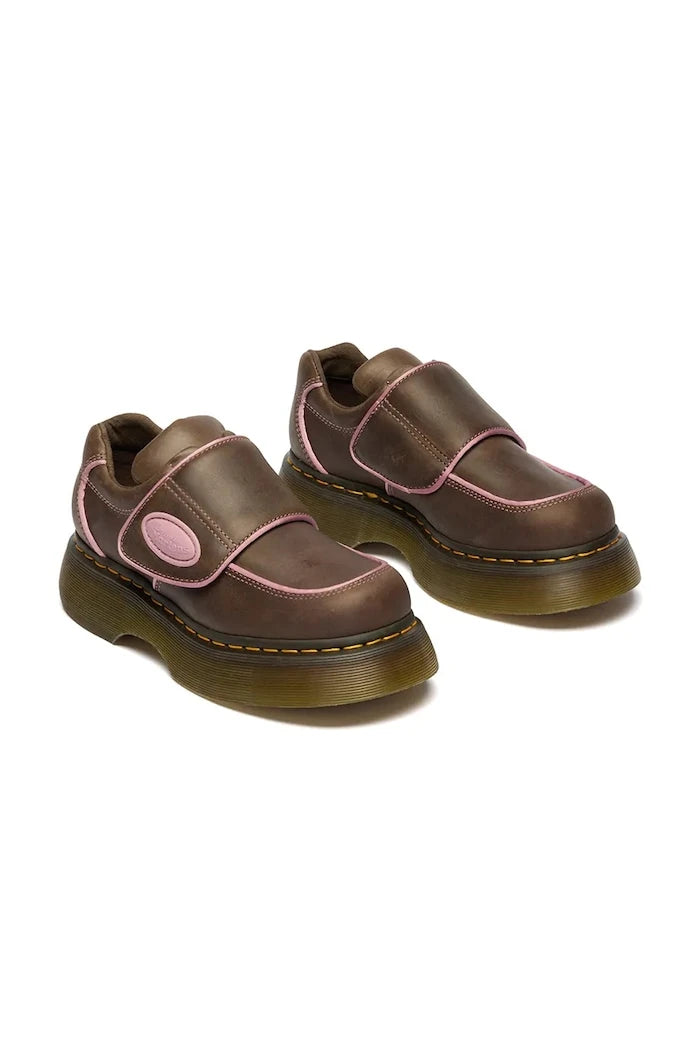 Dr. Martens половинки обувки дамски от кожа Buzz Strap