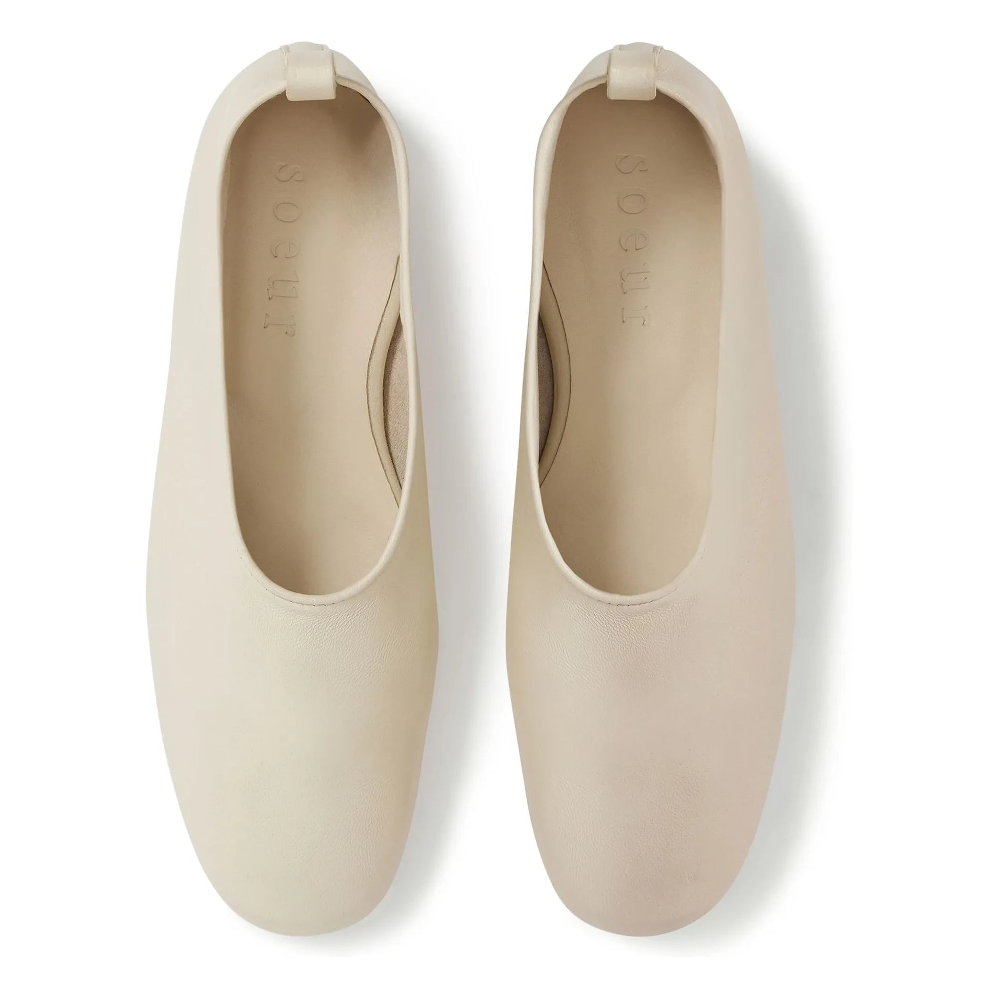 Soeur - Bala Ballerinas Leather | Ivory