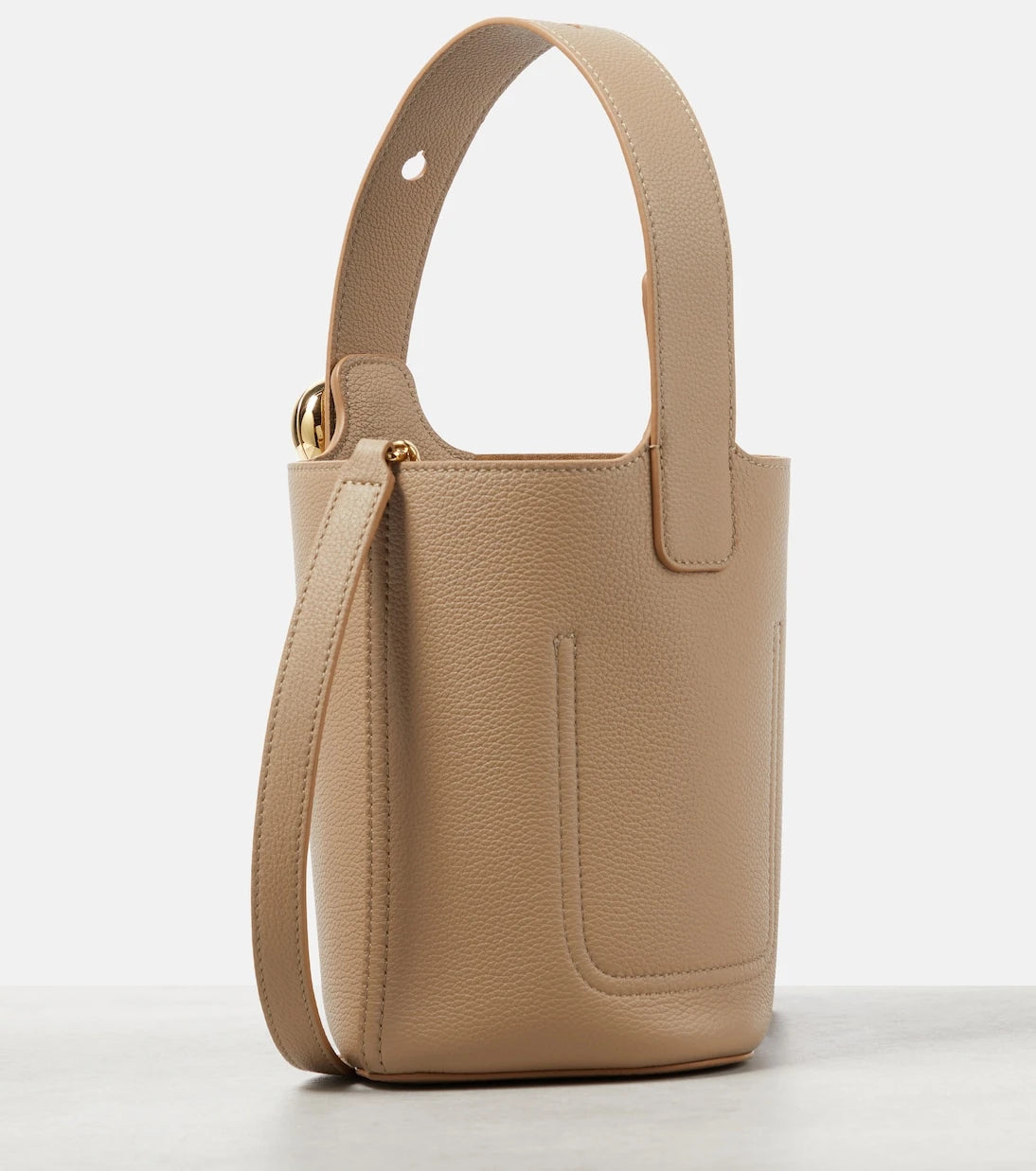Loewe - Pebble Mini leather bucket bag