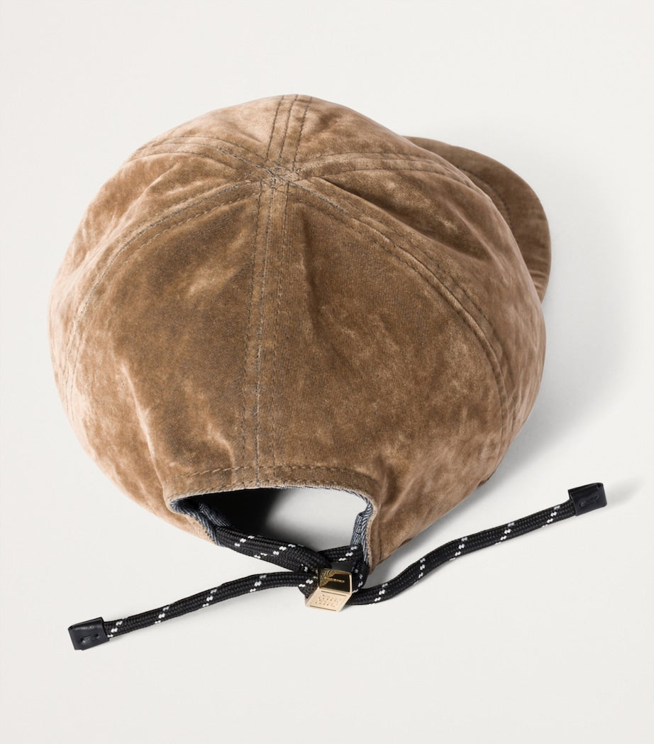Velvet Logo Baseball Cap