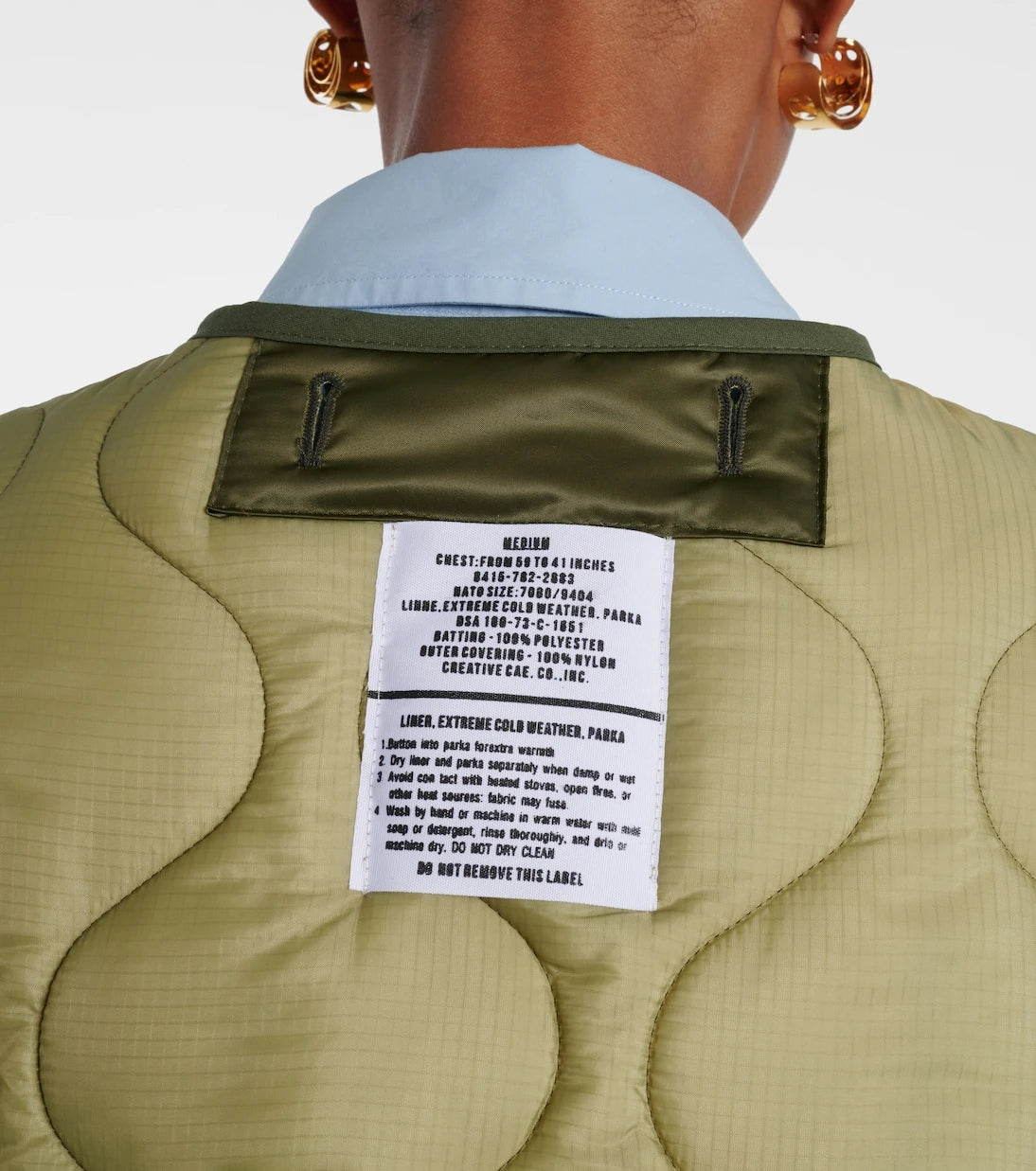 The Frankie Shop - Teddy oversized quilted jacket