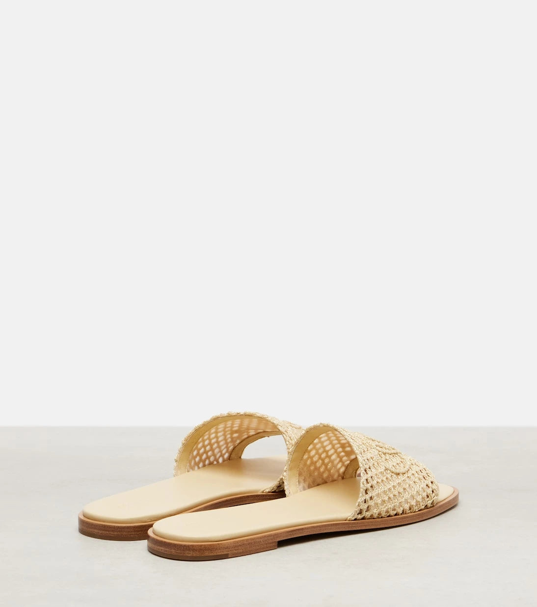 Chloé - Soleil logo embroidered slides