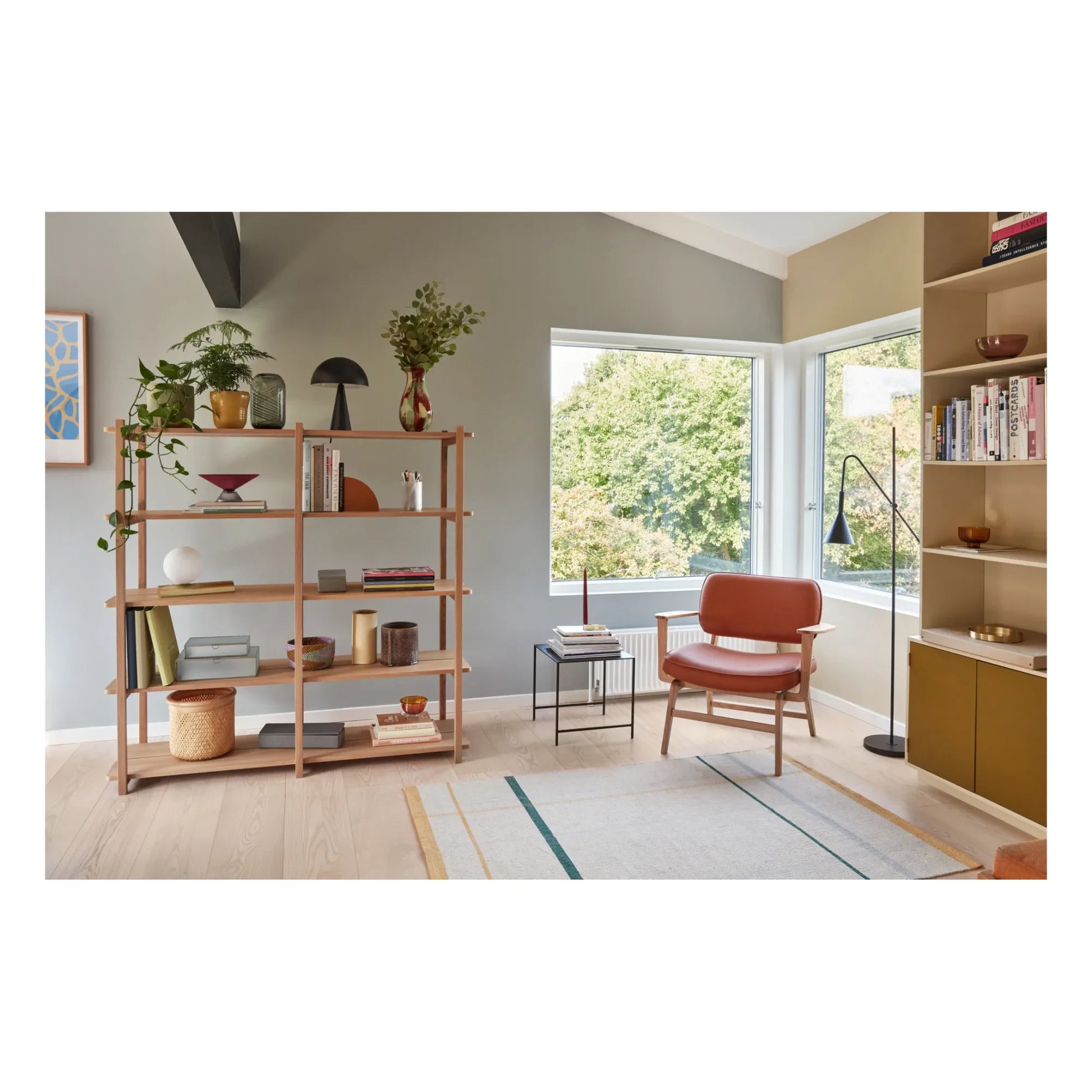 Hübsch - 5-Tier FSC Oak Bookcase