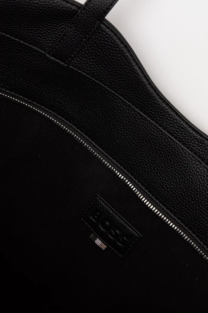 BOSS suni deri kadın alışveriş çantası Anett New BIG Tote