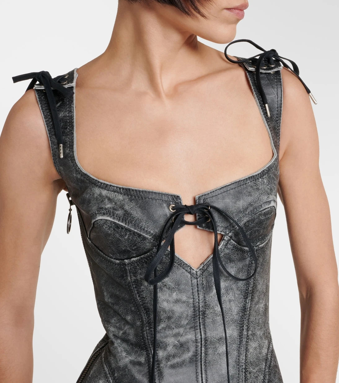 KNWLS - Nihil leather minidress