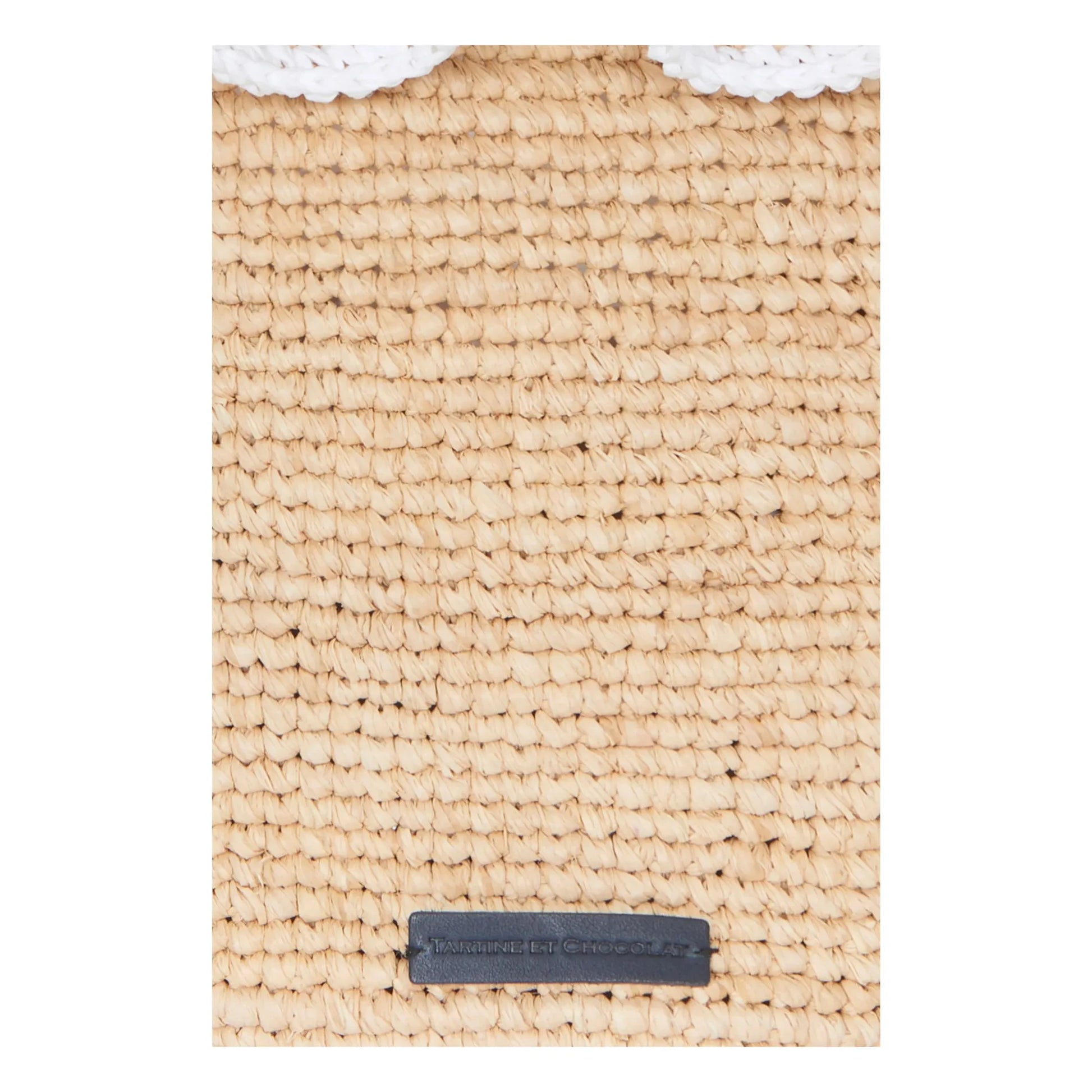 Tartine et Chocolat - Basket Raffia ruffles | Natural
