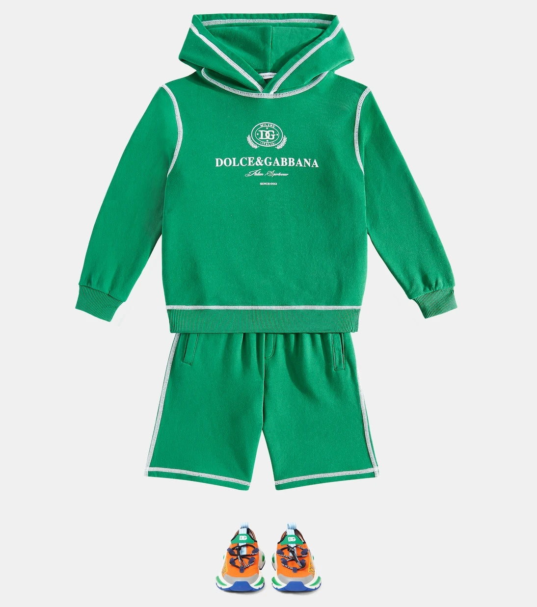 Dolce&Gabbana Kids - Logo cotton hoodie