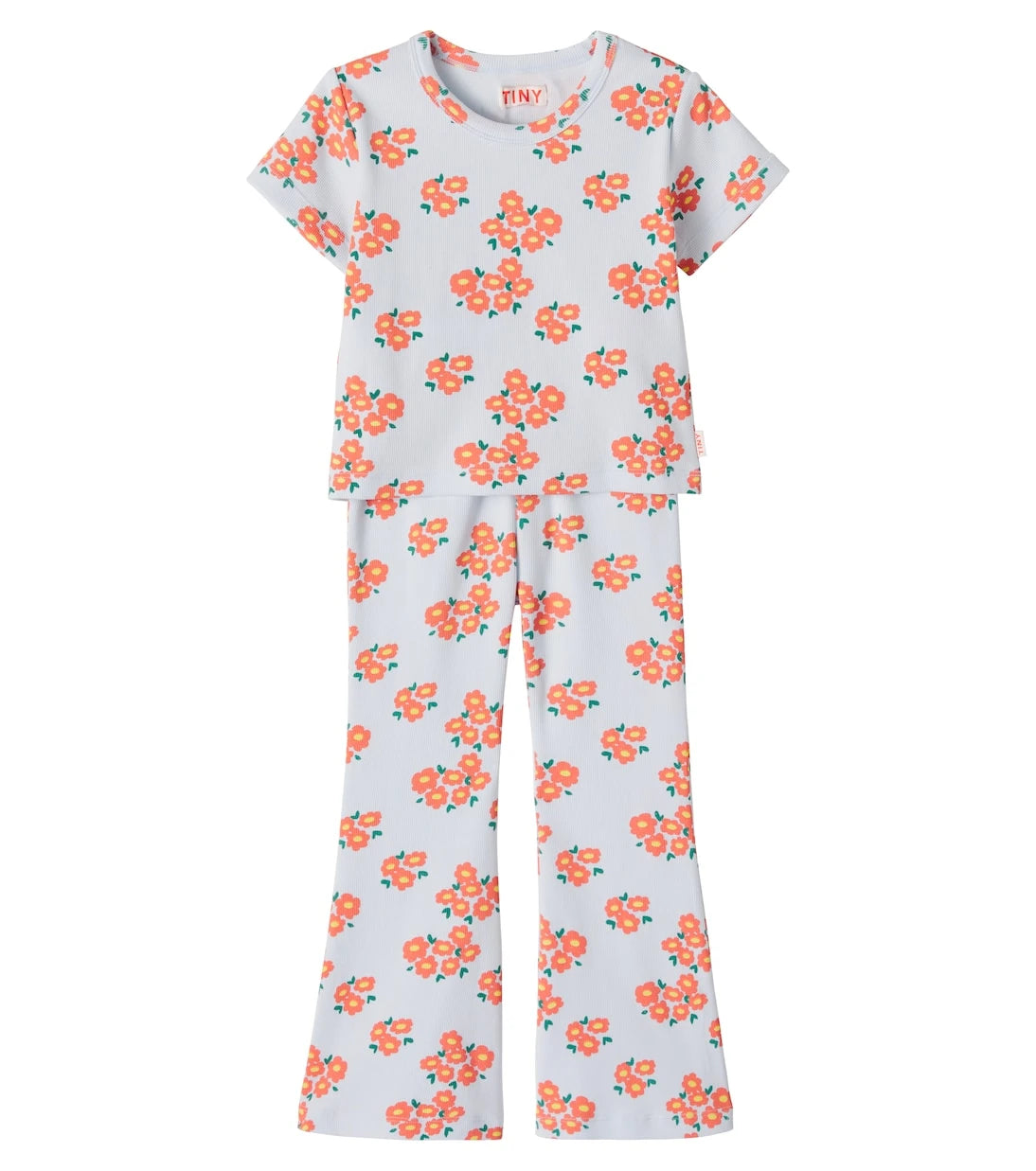 Tinycottons - Floral cotton top and pants set