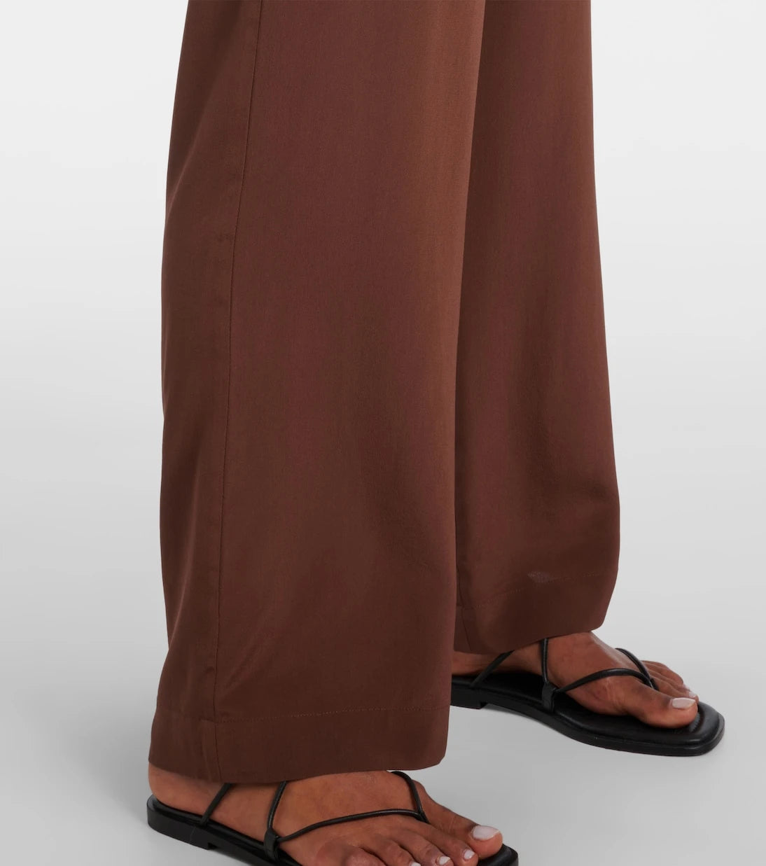 Asceno - Aurelia silk crêpe wide-leg pants
