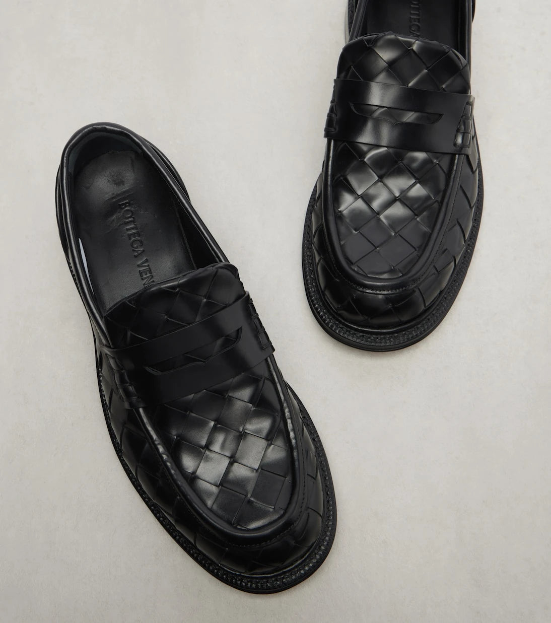Bottega Veneta - James Intrecciato leather loafers