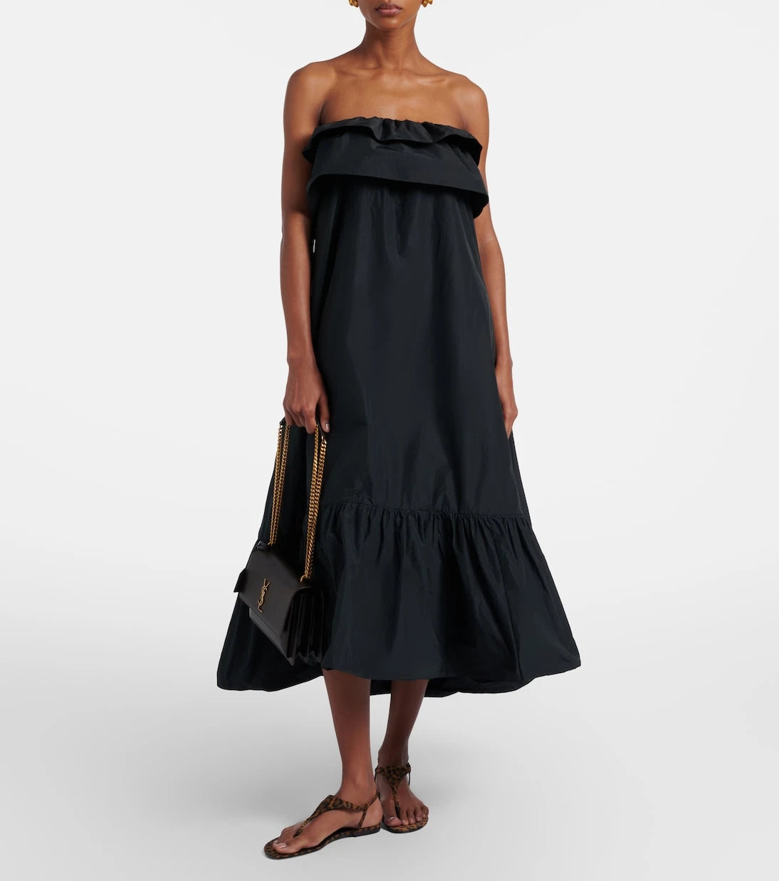 Saint Laurent - Cassandre leather shoulder bag