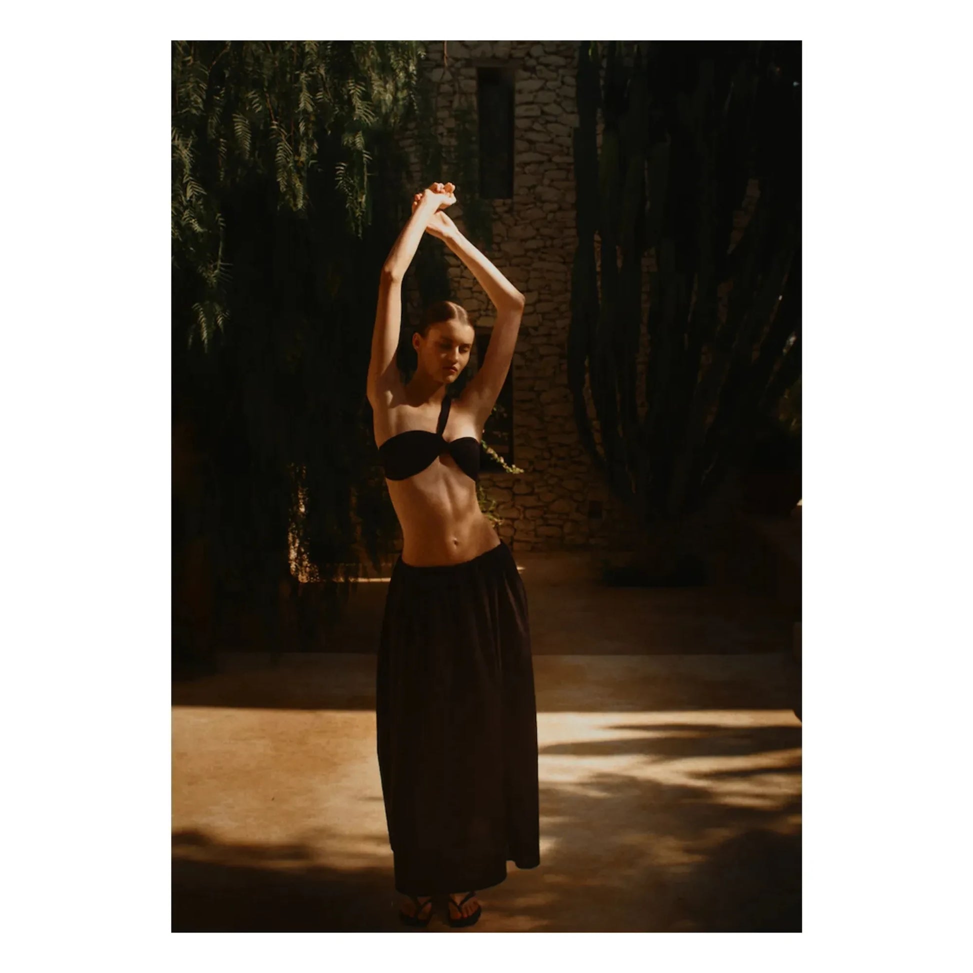 Vanessa Sposi - Poplin skirt | Black