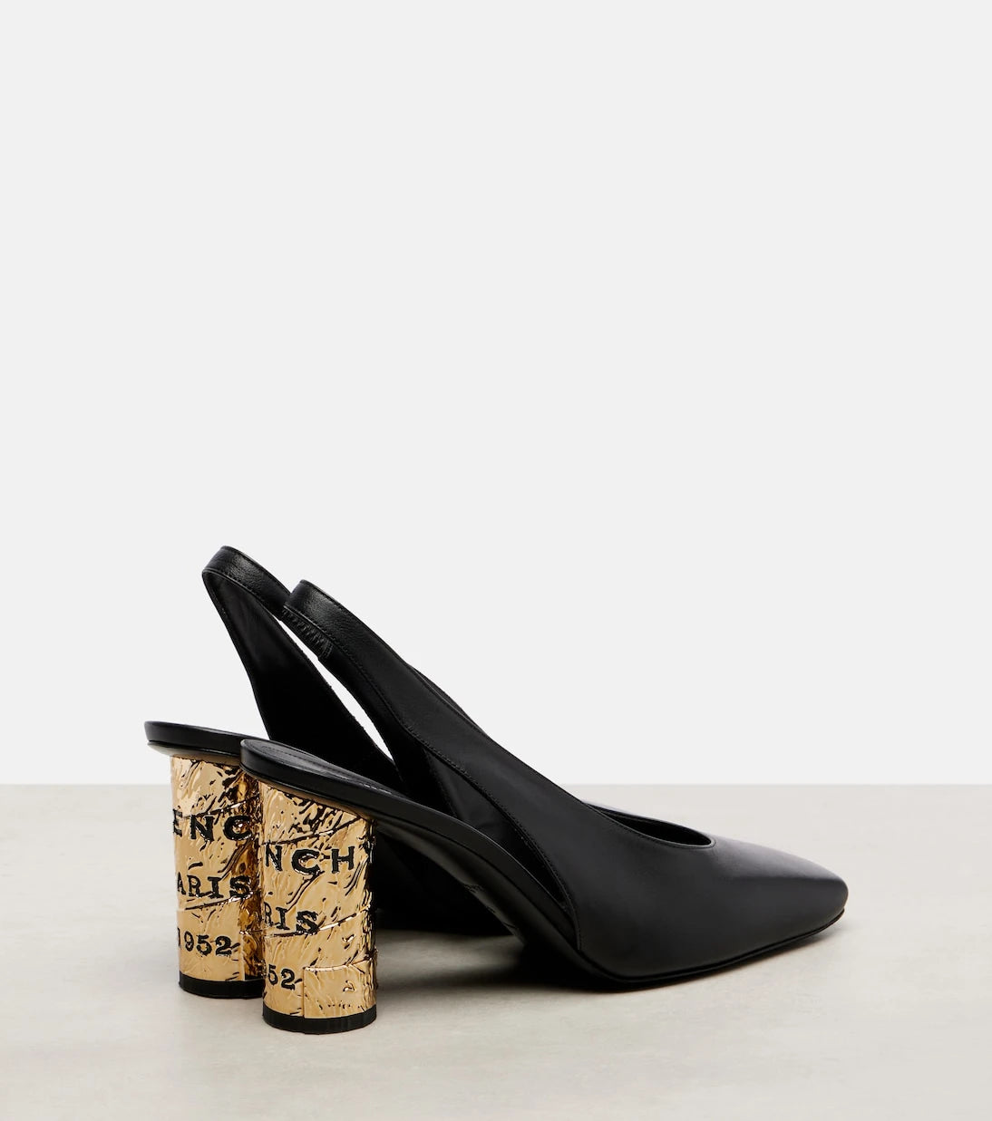 Givenchy - Tape 85 leather slingback pumps