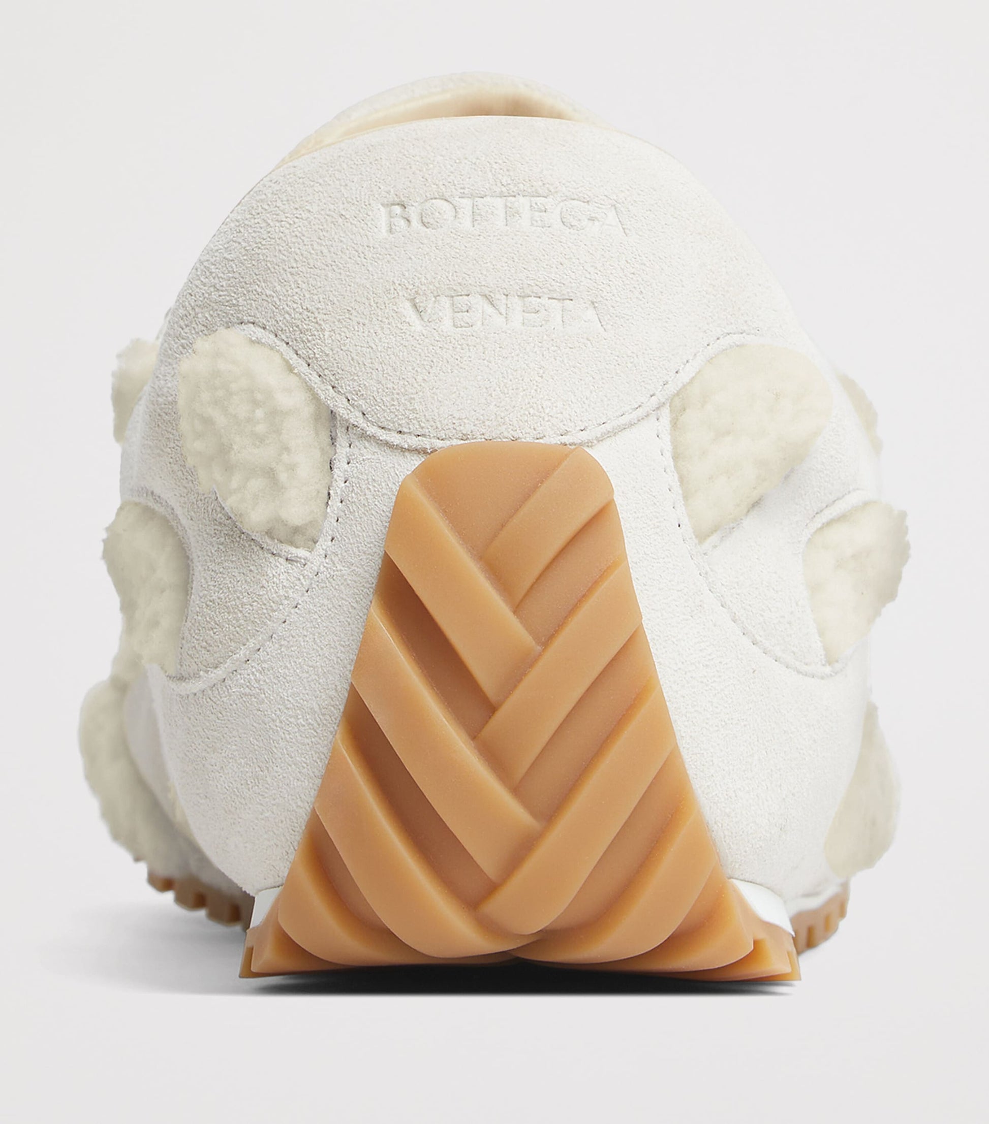 Bottega Veneta Shearling-Suede Orbit Flash Sneakers