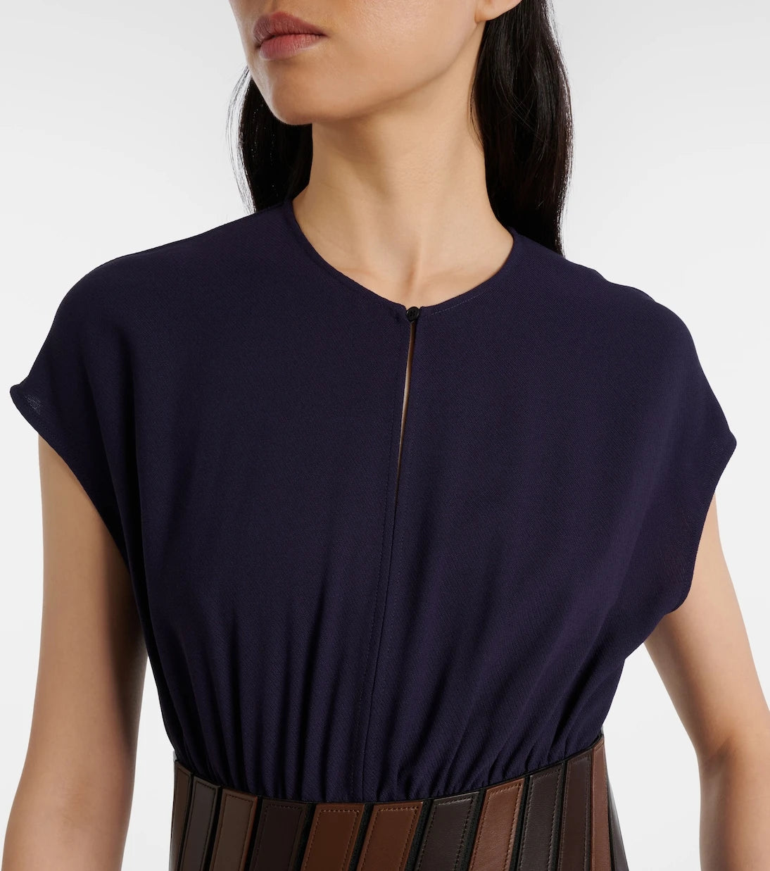 Alaïa - Belted midi dress