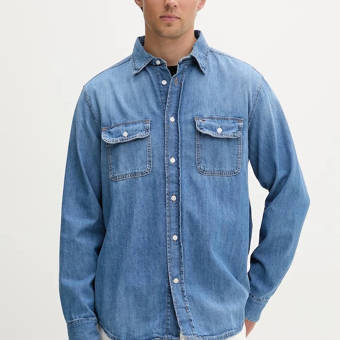 Tommy Jeans риза мъжка от деним