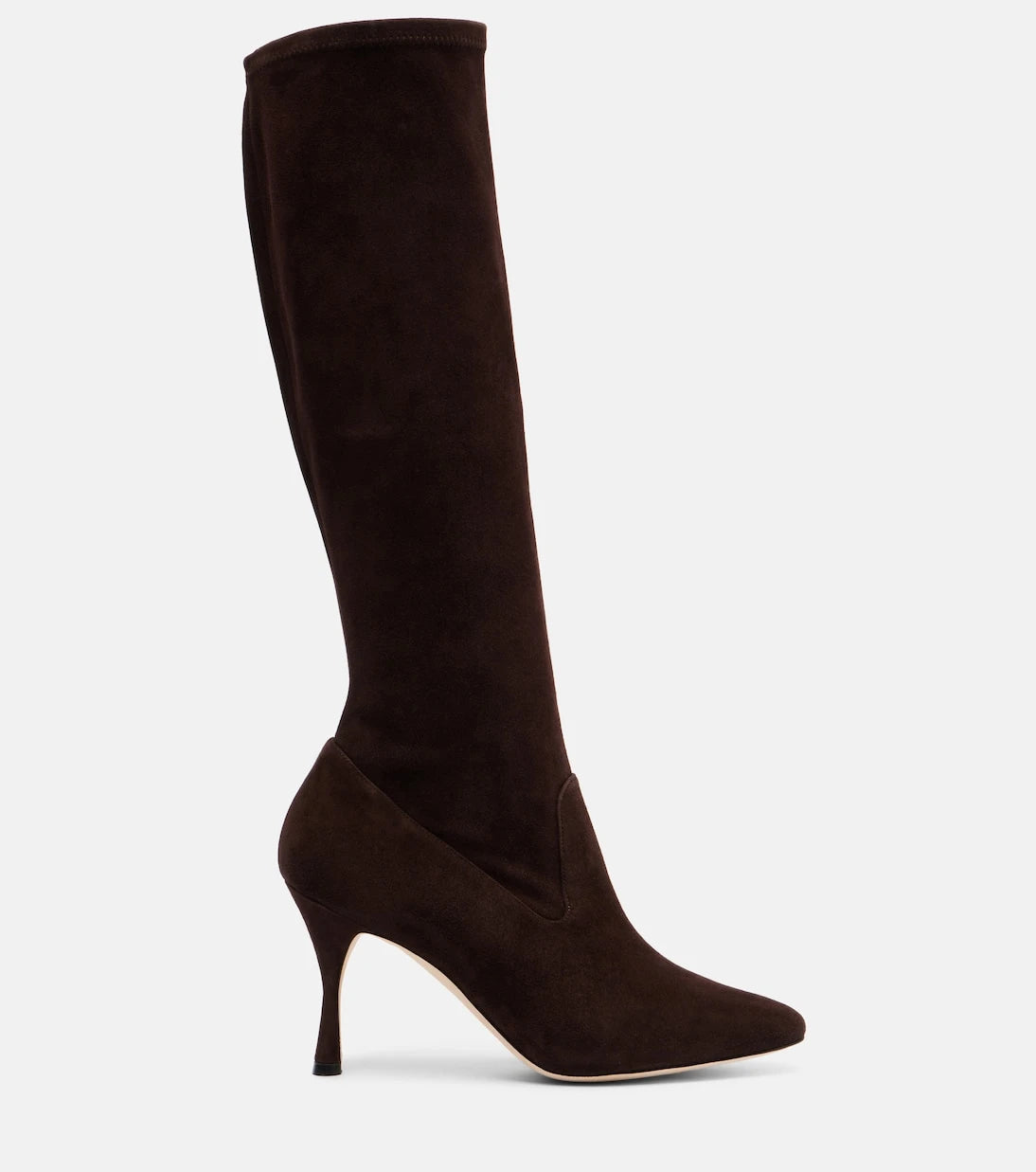 Manolo Blahnik - Myconia suede knee-high boots