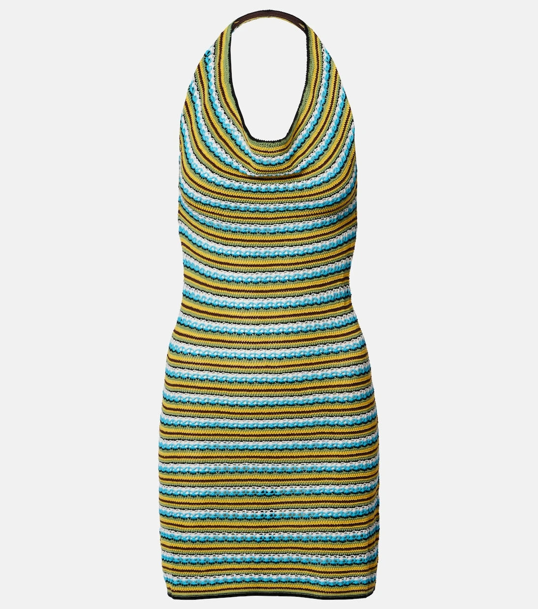 Staud - Greta striped cotton minidress