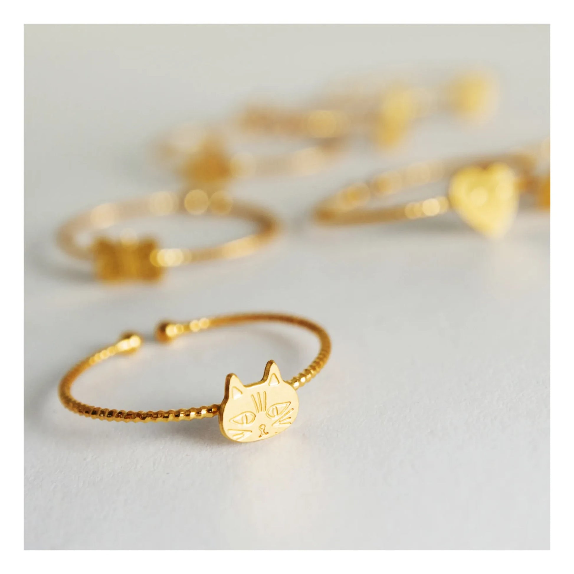 Adorabili - Cat ring | Gold