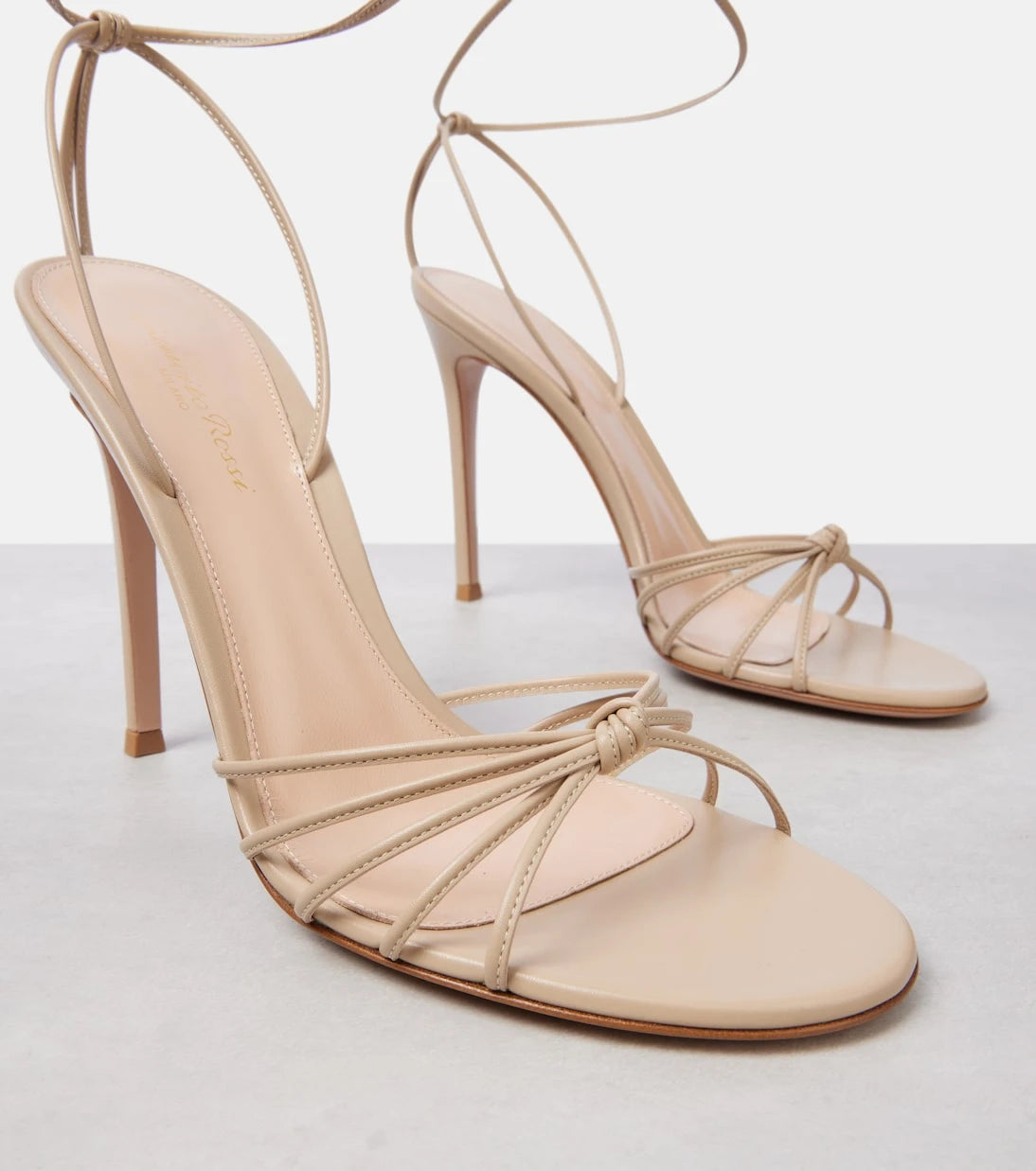 Gianvito Rossi - Strappy 105 leather sandals