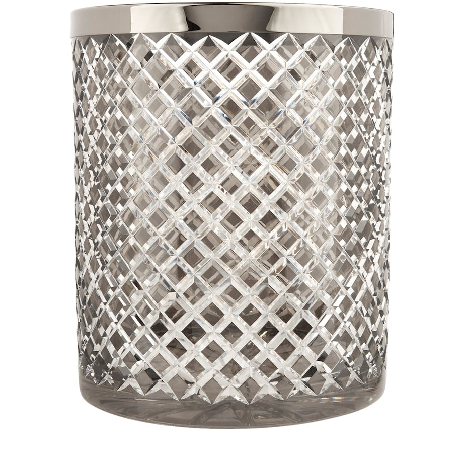 Bevelled Crystal Bin