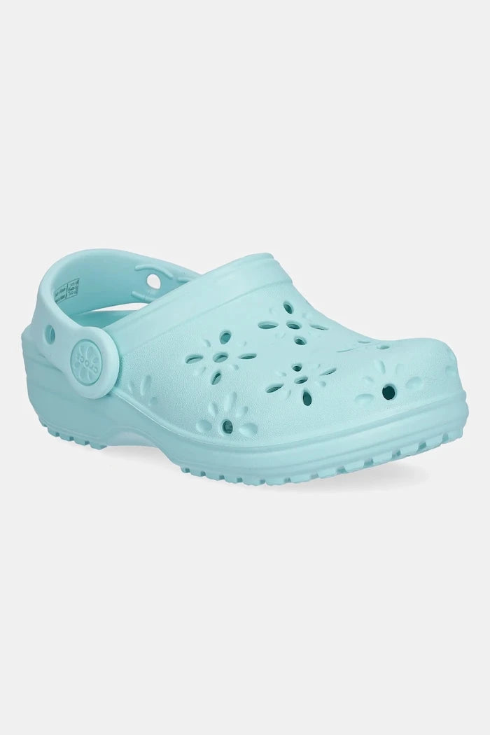 Crocs CLASSIC FLORAL CUT OUT CLOG KIDS