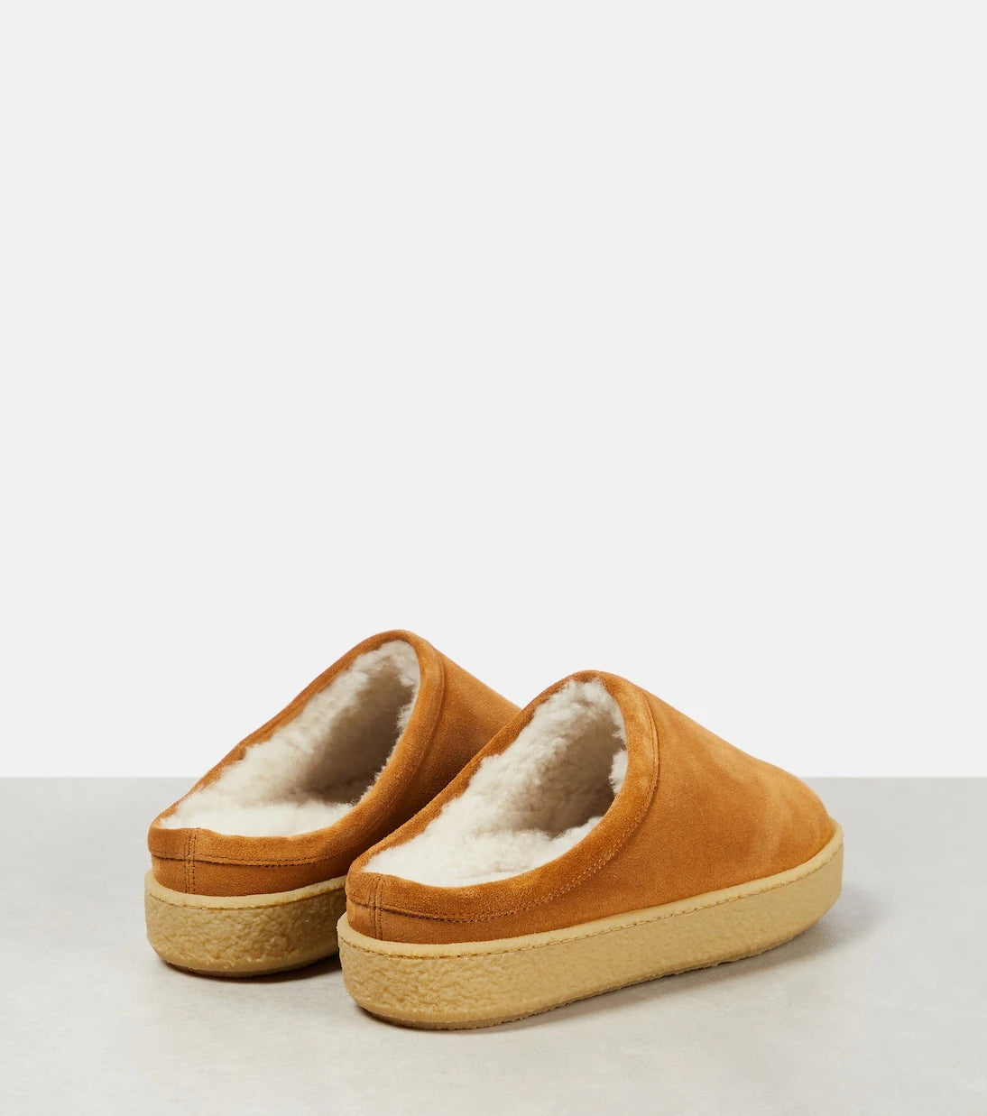 Isabel Marant - Fozee shearling-lined suede slippers