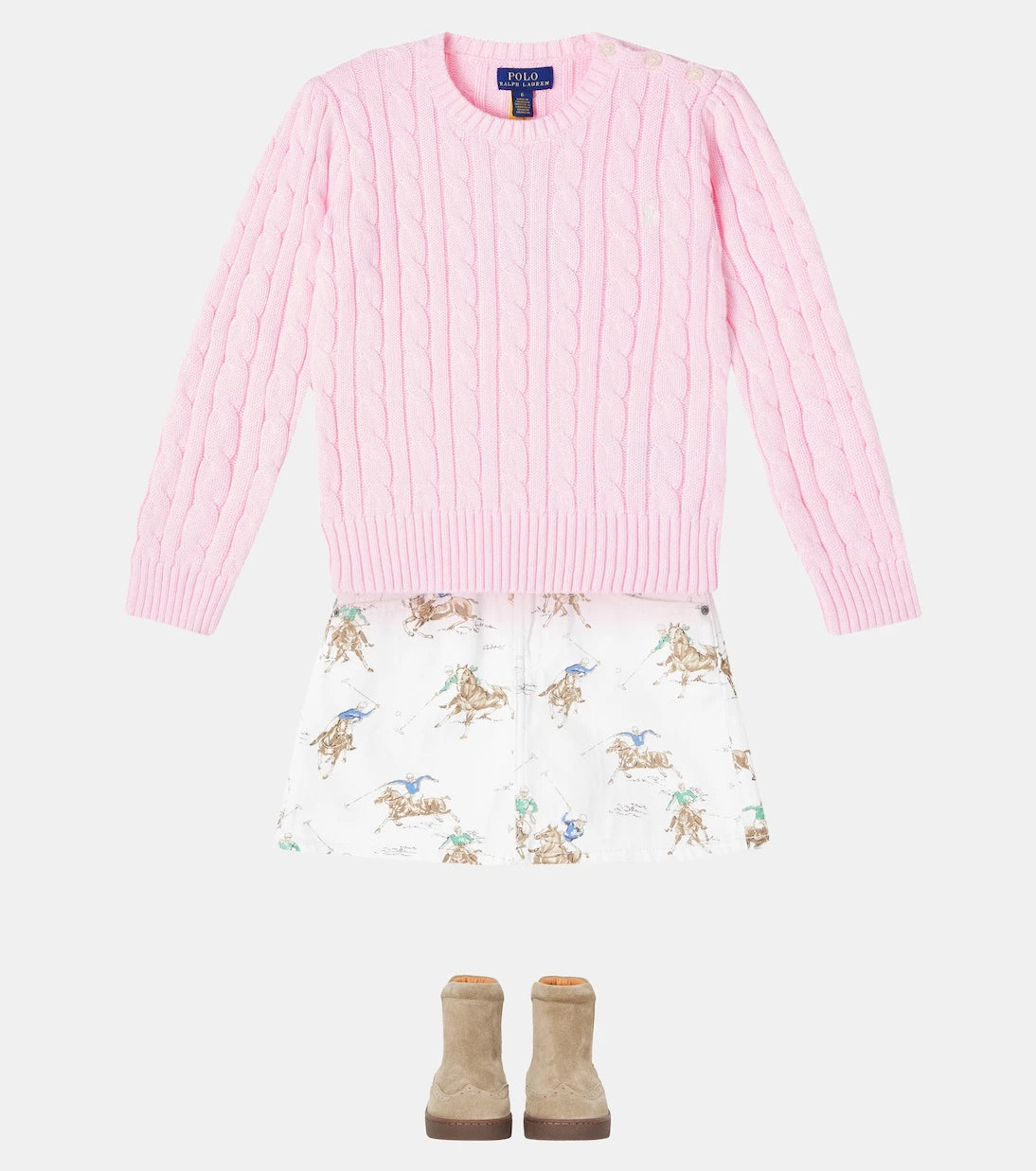 Polo Ralph Lauren Kids - Cable-knit cotton sweater