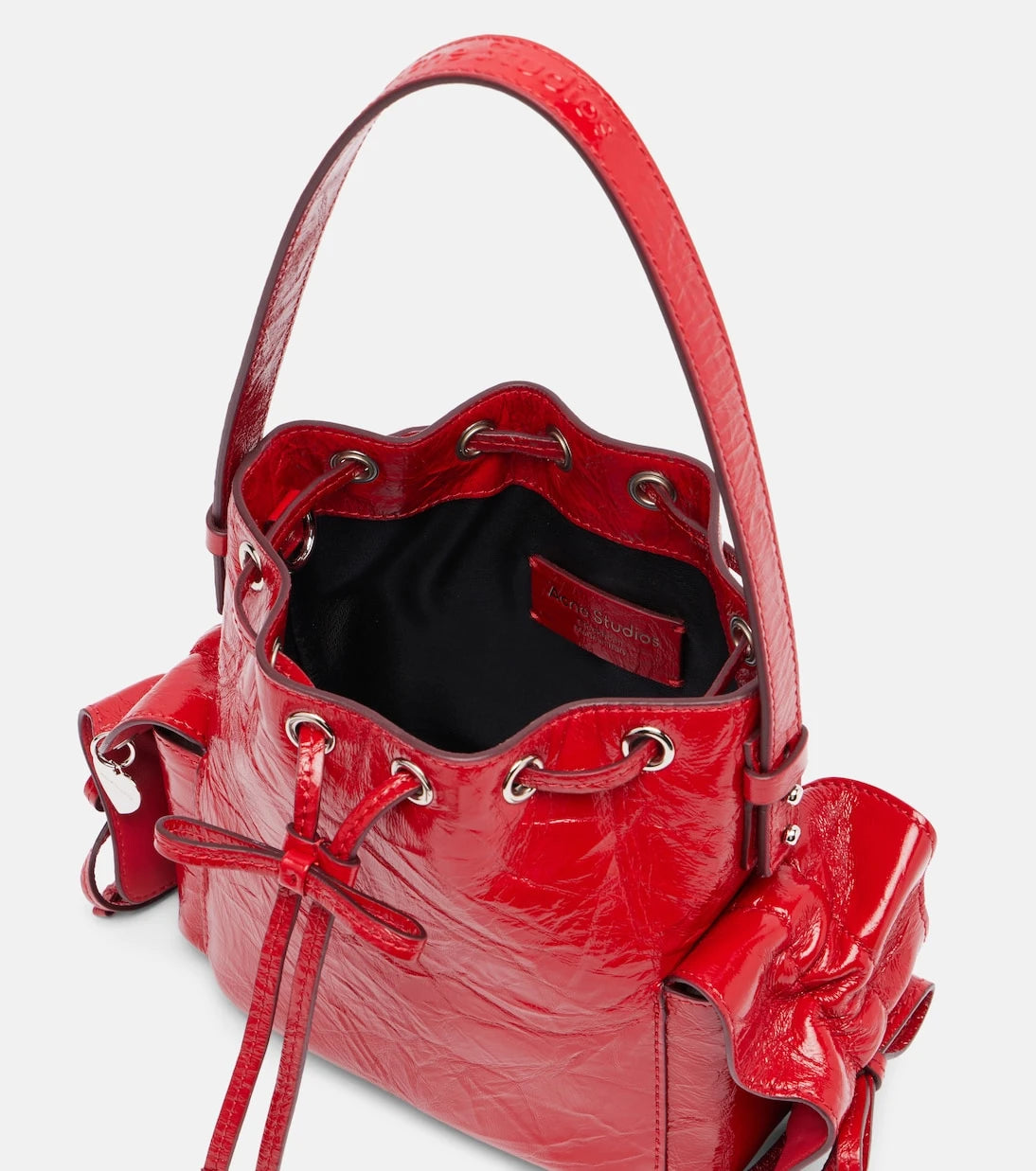 Acne Studios - Multipocket Mini leather bucket bag
