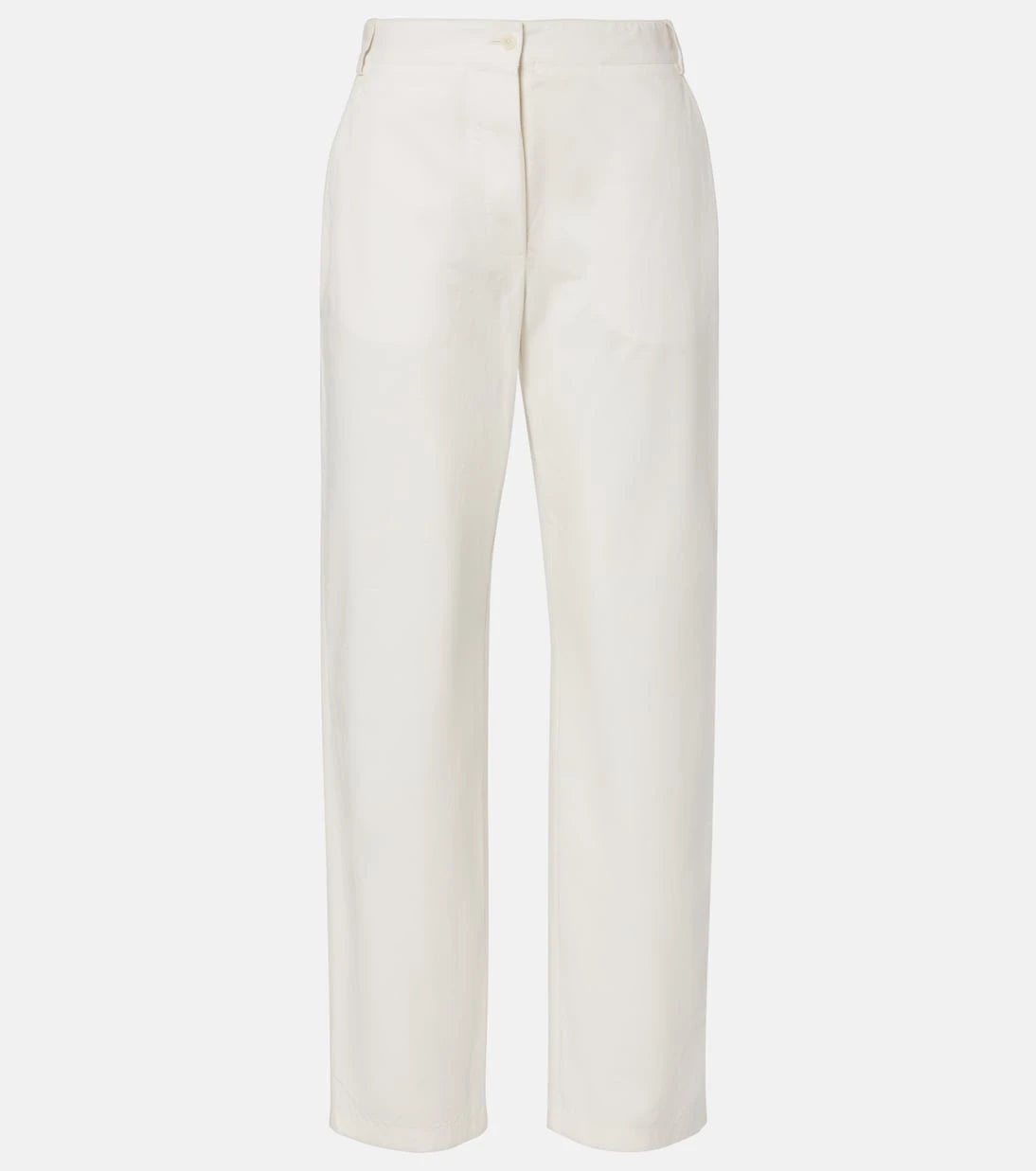 The Row - Fael cotton poplin straight pants