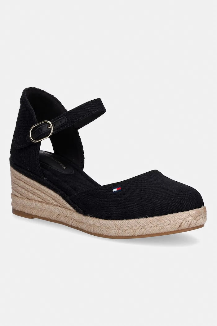 Tommy Hilfiger Kadın Espadril MID WEDGE ESPAD CLOSED TOE