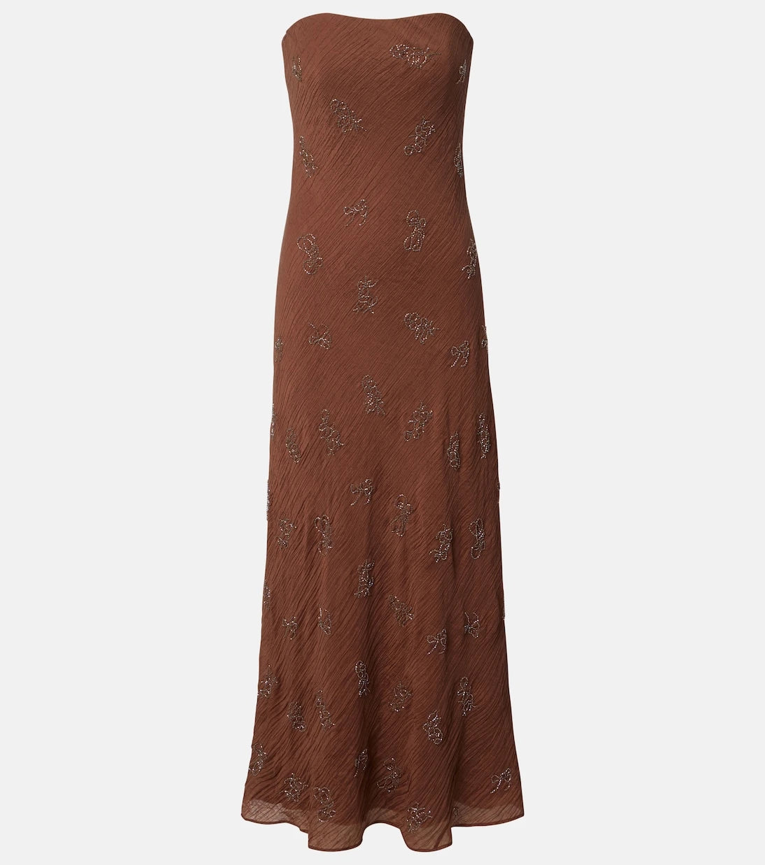 Staud - Cassie beaded organza maxi dress