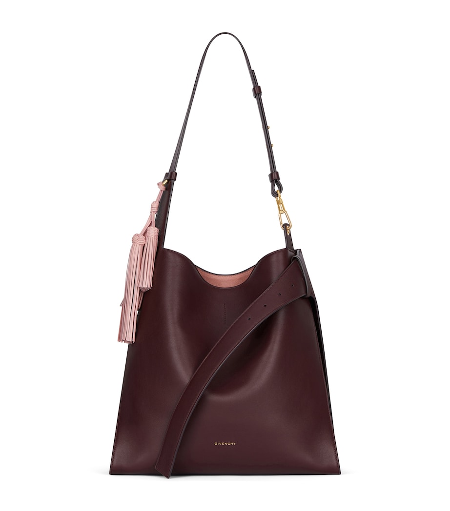 Givenchy Burgundy Medium Leather Day Hobo Bag