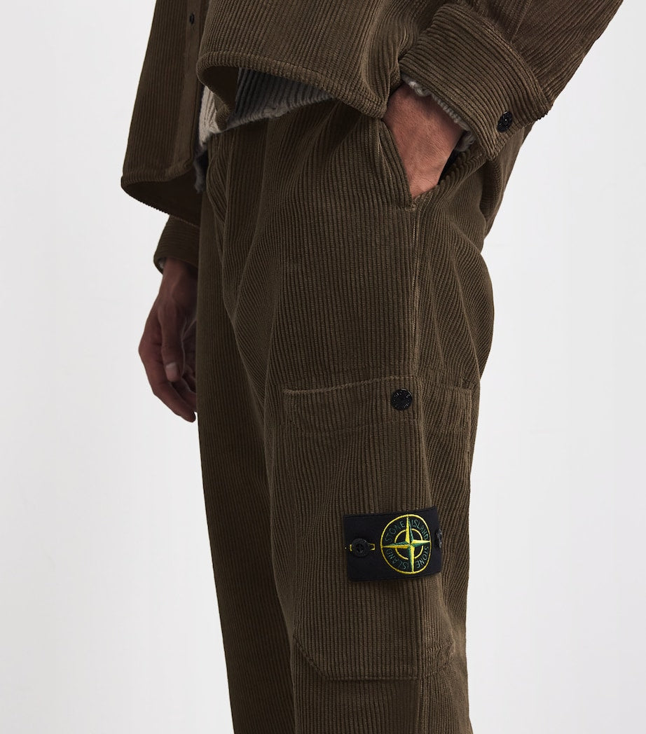 Stone Island Organic Cotton Corduroy Trousers