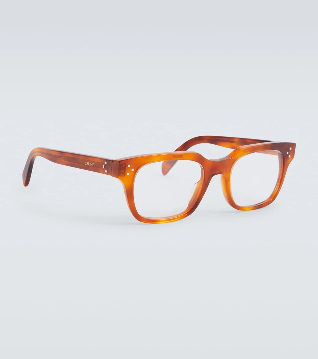 Celine Eyewear - Bold 3 dots square glasses