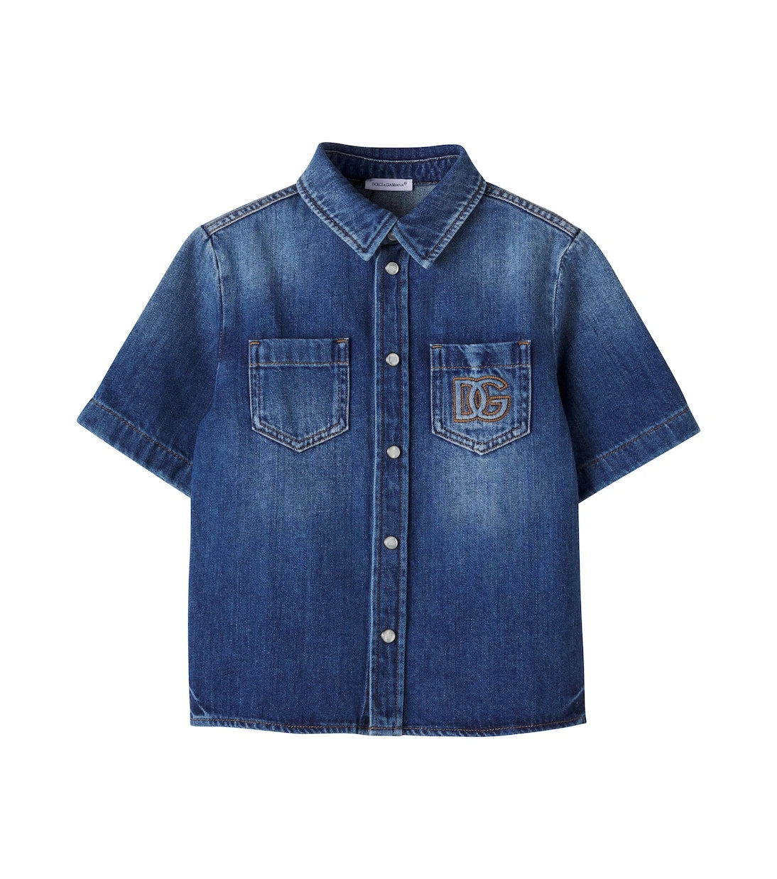 Dolce&Gabbana Kids - DG denim shirt