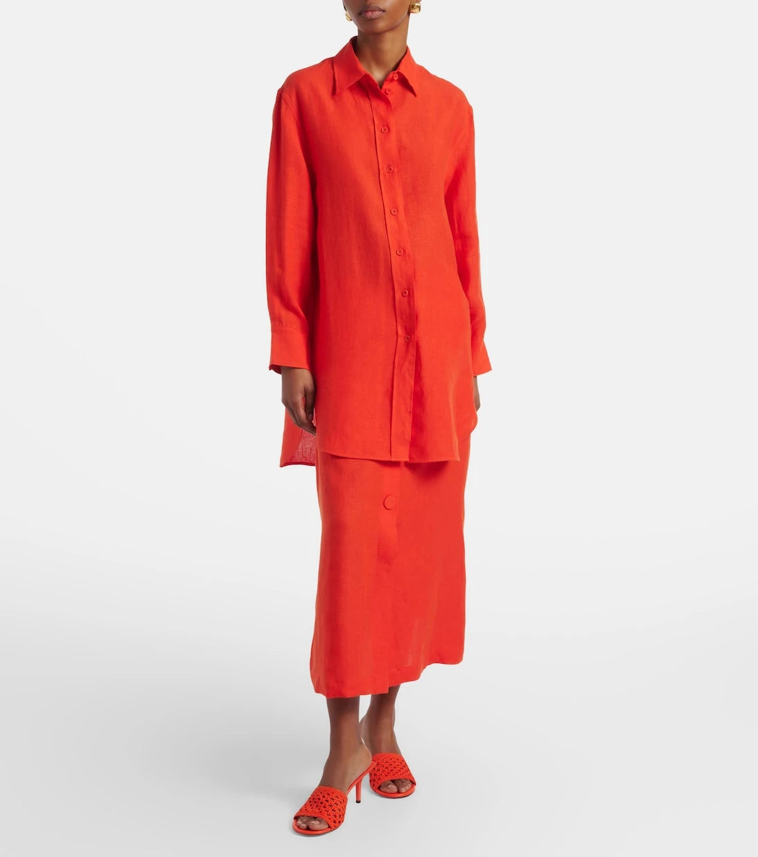 Eres - Mignonnette oversized linen shirt
