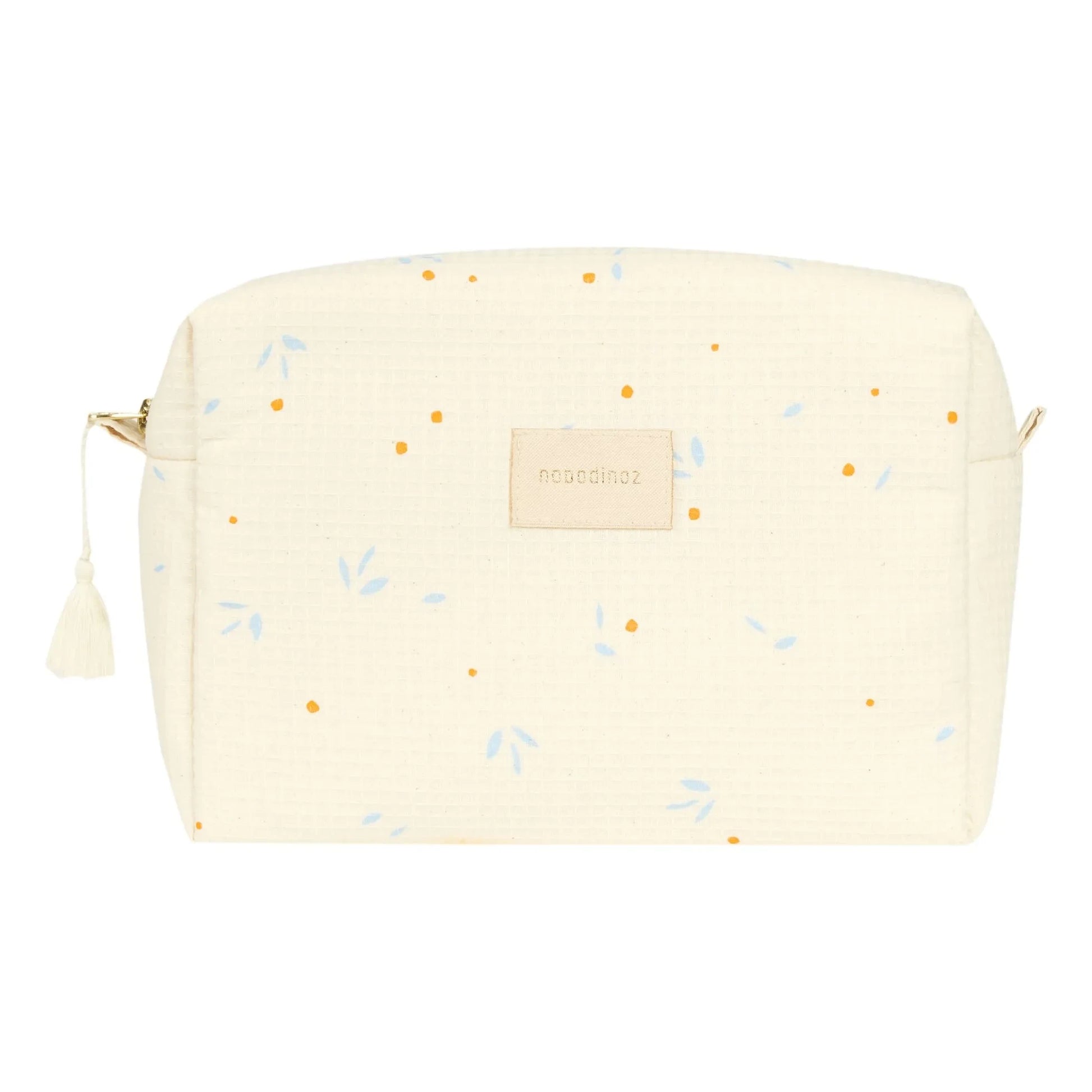 Nobodinoz - Toiletry bag Diva Orange Cherries | Beige