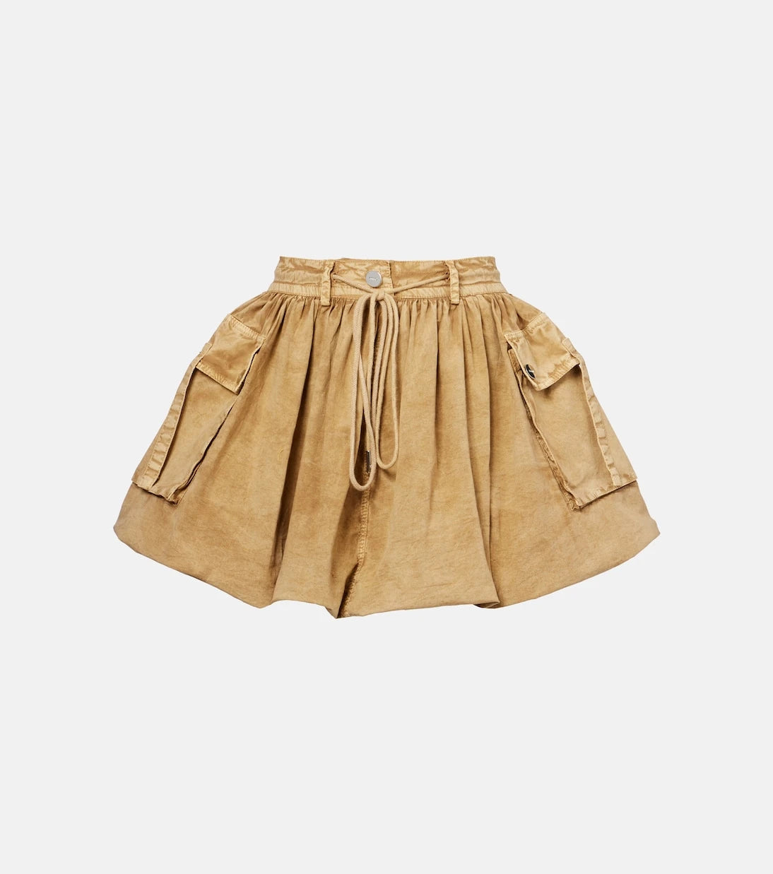 Ganni - Cotton-blend miniskirt