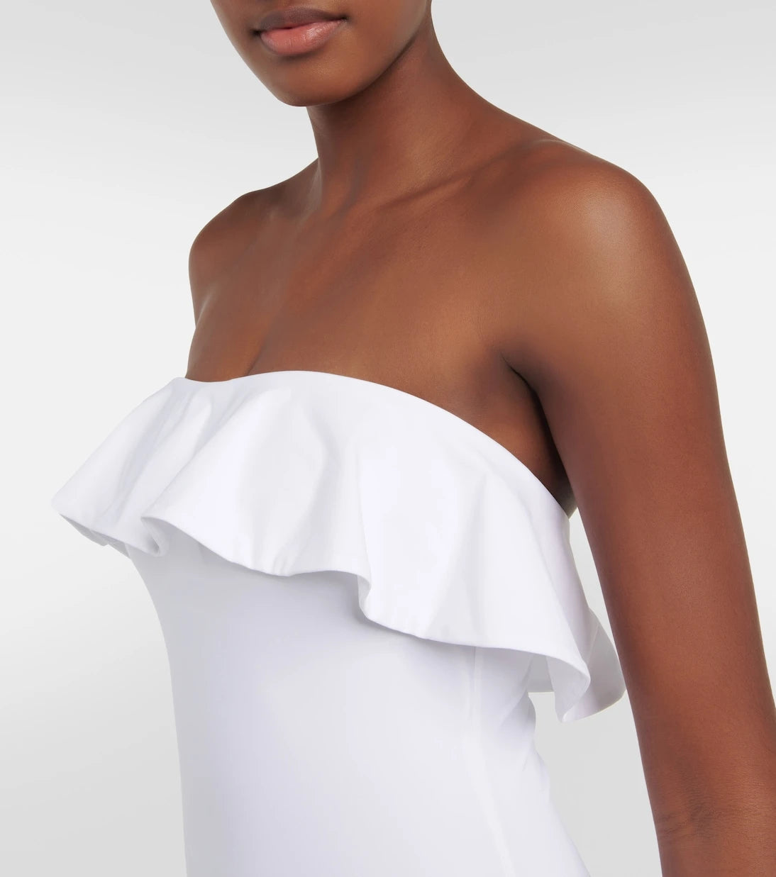 Karla Colletto - Ruffle-trimmed off-shoulder swimsuit