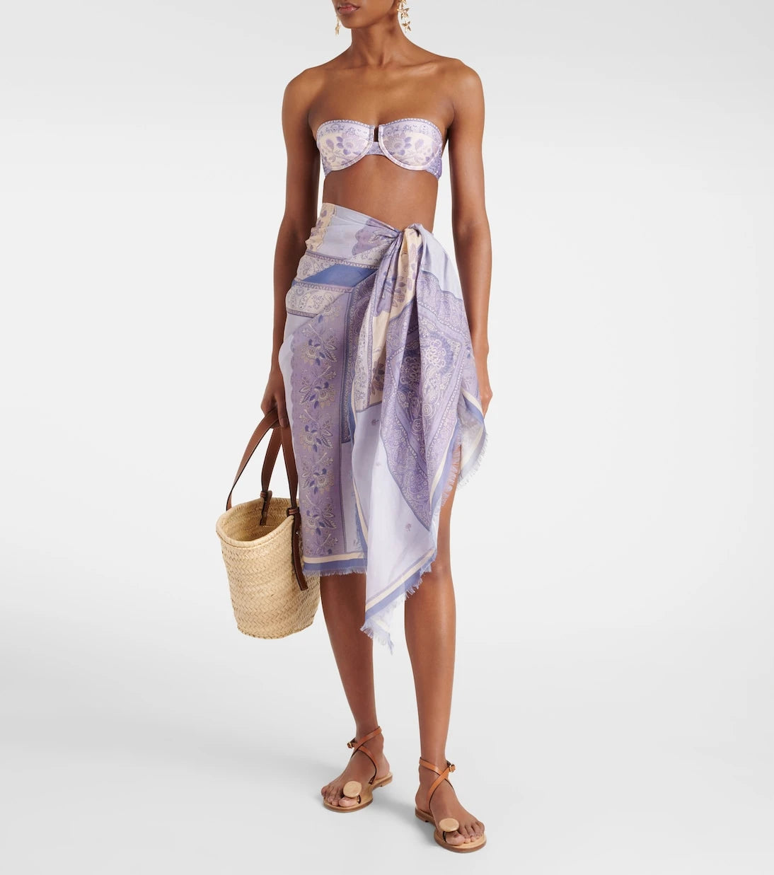 Zimmermann - Lucky çiçekli bikini üstü