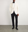 White Wool-Mohair Tuxedo Jacket