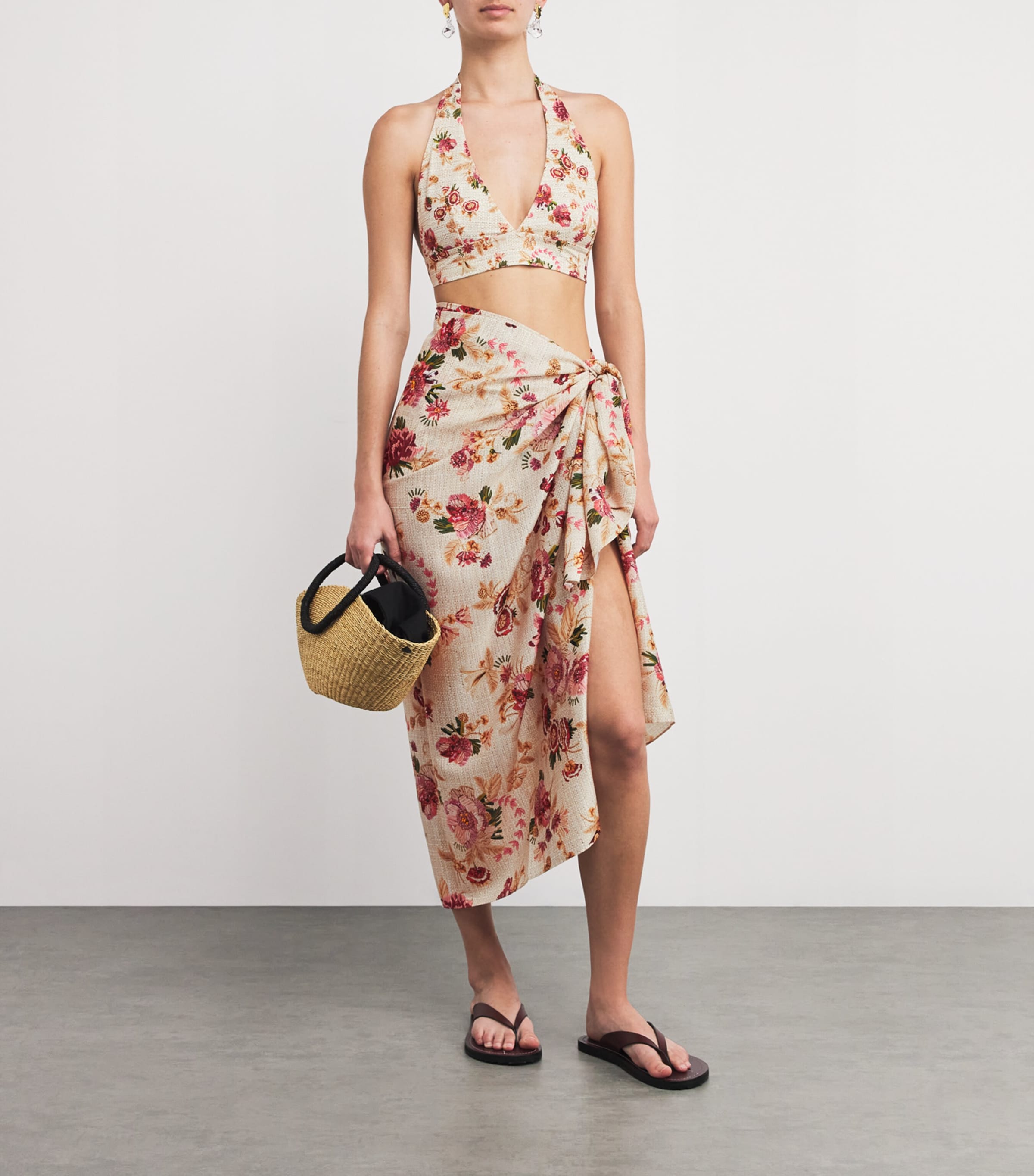 Mary Katrantzou Multi Farinifera Pink Elba Pareo