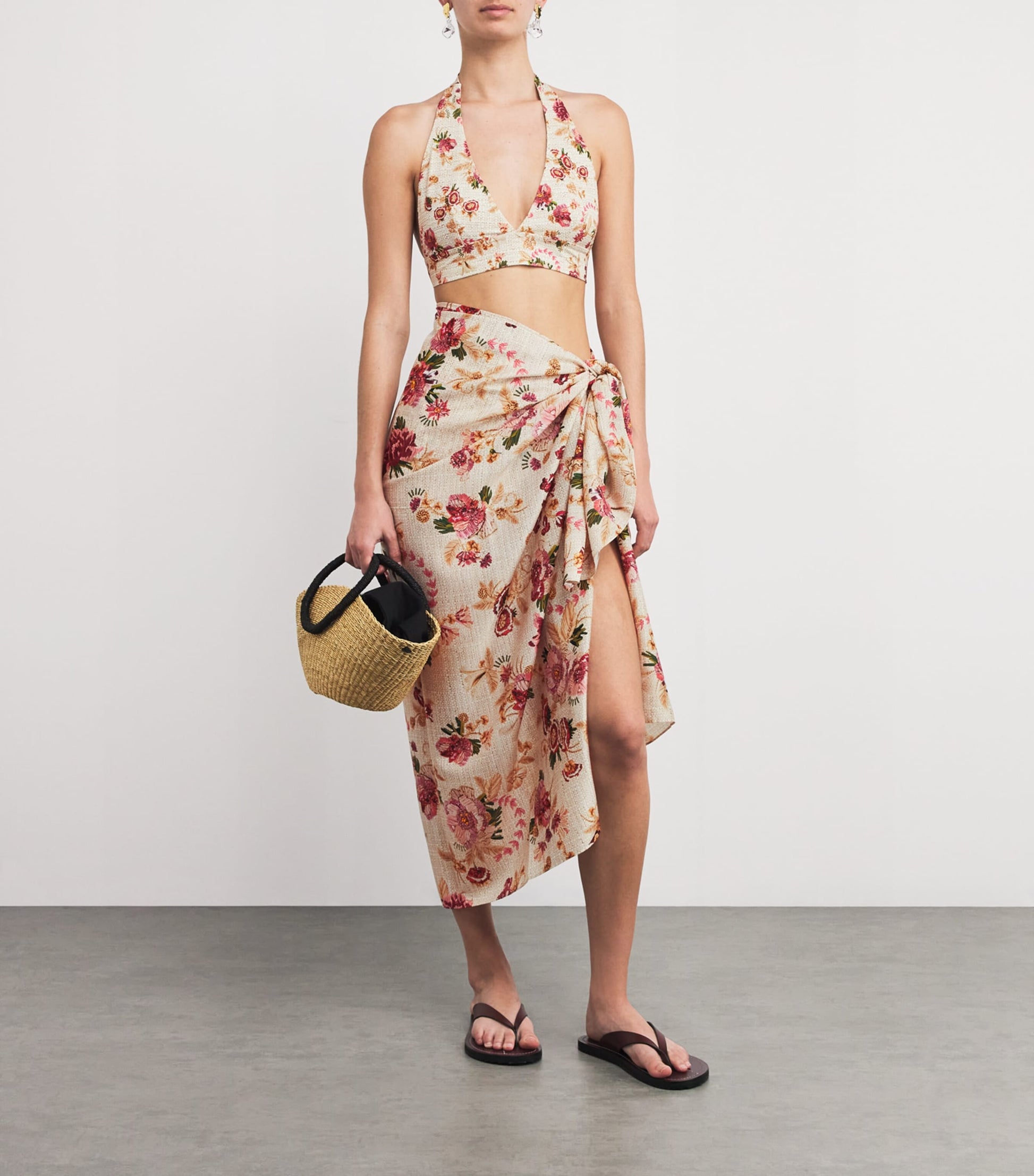 Mary Katrantzou Multi Farinifera Pink Elba Pareo