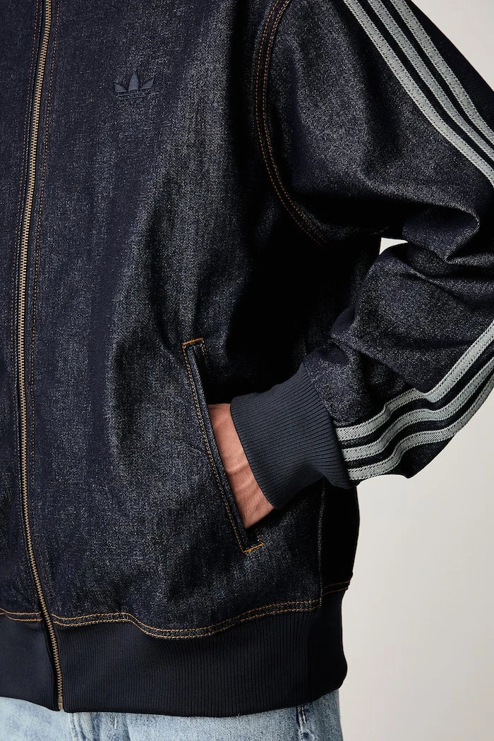 adidas Originals erkek denim ceket Firebird Adicolor Raw Denim